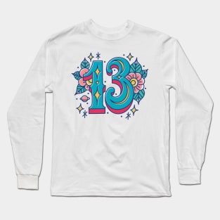 Lucky thirteen Long Sleeve T-Shirt